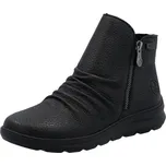 Dámské kotníkové boty Rieker Z0056-00 kožené s TEX membránou černá 38