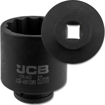 Klíč JCB Hluboká rázová hlavice 3/4", 60 mm, 12hranná, Cr-Mo