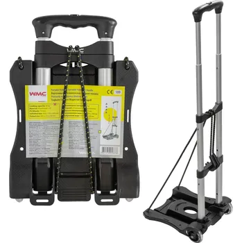 WMC TOOLS Skládací přepravní vozík do skladu, nosnost 40 kg