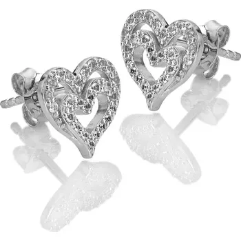 Náušnice Stříbrné náušnice Hot Diamonds Shimmer DE874