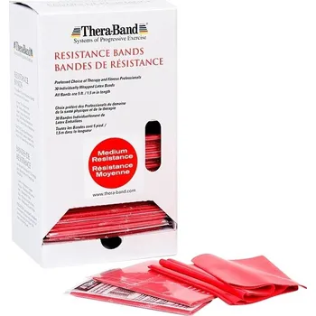 TheraBand Thera band cvičební guma 1,5m červená, středně silná