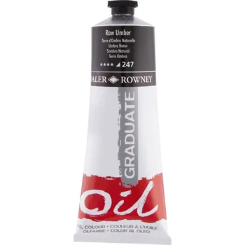 Výtvarná barva Daler Rowney Graduate Olejová barva Raw Umber 200 ml 1 ks