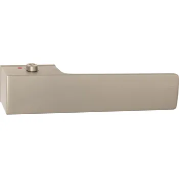 Dveřní kování TI - GORDO - RT5 4084 s uzamykáním 54 - 61 mm, bez spodní rozety, klika/klika s uzamykáním pravá NP - Nikl perla (142)