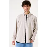 Pánská košile GARCIA mens shirt ls Béžová velikost XL