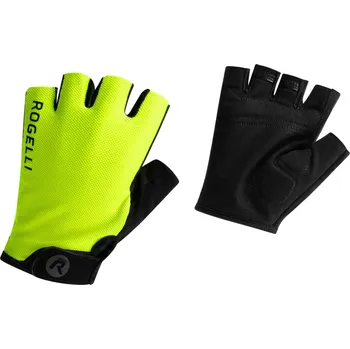 Cyklistické rukavice Cyklistické rukavice Rogelli CORE, reflexní žluté M