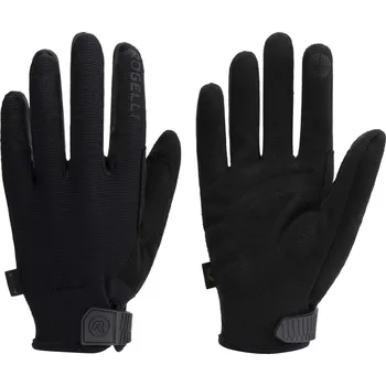 Dlouhé MTB rukavice Rogelli ADVNTR s gelově tlumenou dlaní, černé M