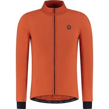 Cyklo nářadí Prémiový cyklistický dres Rogelli SIGNATURE s dlouhým rukávem, oranžový 2XL