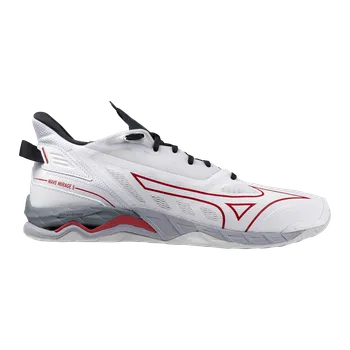 Pánská móda MIZUNO Wave Mirage 5 White/Salsa/Black 9 UK - 9 UK - 43 EUR - 28 cm