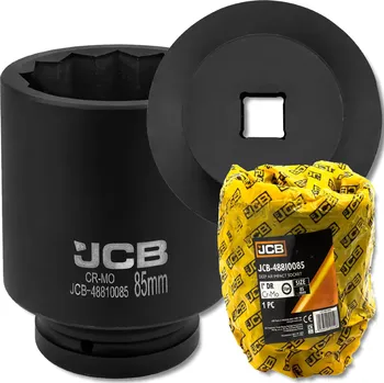 Klíč JCB Hluboká rázová hlavice 1" 85 mm, 12hranná, Cr-Mo