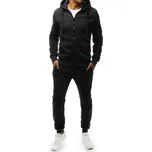 Pánská tepláková souprava černá Dstreet AX0138 Barva: Černá, Velikost: L