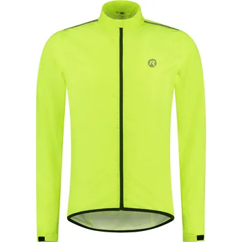 cyklistický dres Lehká cyklistická pláštěnka s podlepenými švy Rogelli CORE, reflexní žlutá 5XL
