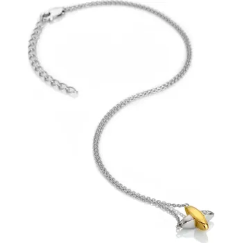 Náhrdelník Pozlacený stříbrný náhrdelník Hot Diamonds Coupled DN225