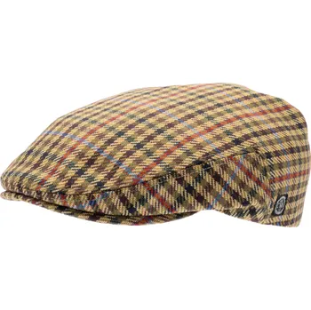 Čepice CTH Ericsson of Sweden Vlněná bekovka - driver cap od CTH Ericson - Edward Checked Camel Velikost: 60 cm