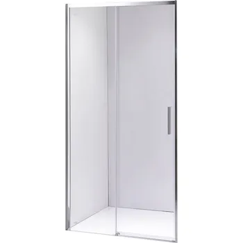 Sprchové dveře BPS-koupelny Posuvné sprchové dveře PD-NOCR HYD-5167 100 cm chrom/transparent pro instalaci do niky - bez vaničky