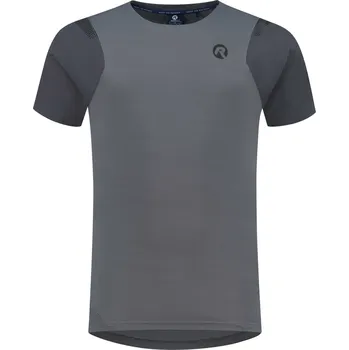 Cyklo nářadí Komfortní MTB dres Rogelli ADVNTR DISTANCE s krátkým rukávem, šedý 3XL
