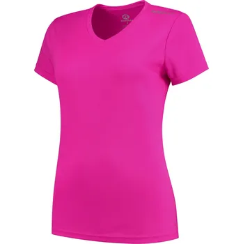 Moto kombinéza Dámské funkční triko Rogelli PROMOTION Lady, reflexní růžové XS