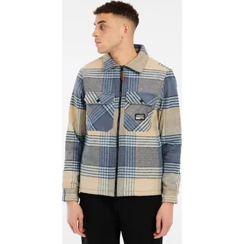 Pánská casual bunda Pánská košilová bunda Protest PRTSHIFT M Hnědá