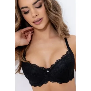 Podprsenka Push-up podprsenka Biggi Crystal Černá 65D