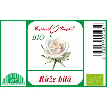 Doplněk stravy Bylinné kapky s.r.o. Růže bílá BIO - bylinné kapky (tinktura) 50 ml