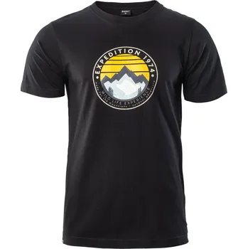 Pánské tričko Pánské triko Hi-Tec Zergo Velikost: L / Barva: černá