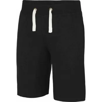 Just Hoods Pevné šortky z těžké směsové bavlny se zadní kapsou Barva: Černá, Velikost: XXL JH080