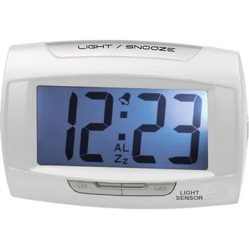 Budík Moderní černý digitální budík JVD SB91.11 (bílý)