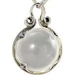 Volundr Gotlandský stříbrný přívěsek s křišťálem, Ag 925, 23 g