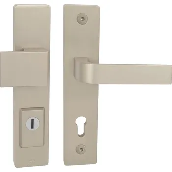 Dveřní kování TI - FORTE PLUS 3214/CINTO 2732 - SH PZ PLUS s otvorem pro vložku, 72 mm, 104 - 110 mm, klika/klika NP - Nikl perla (142)