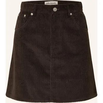Dámská sukně Lollys Laundry Dámská Manšestrová Sukně Evasll, tmavě hnědá, 36