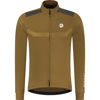 batoh na kolo Hřejivý cyklistický dres Rogelli MONO DWR s dlouhým rukávem, hnědý 2XL