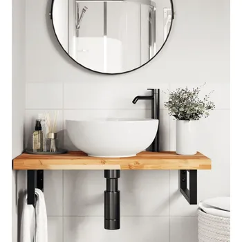 Konferenční stolek vidaXL Stolní deska 80 x 40 x 4 cm obdélníková masivní akáciové dřevo [4008847] Barva: S olejovou povrchovou úpravou