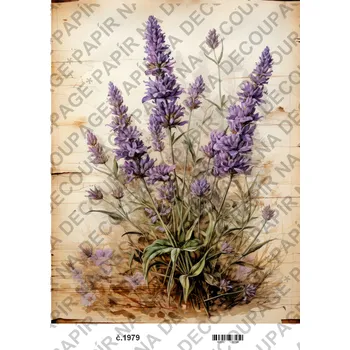 Umělecký papír Rýžový a soft papír na decoupage - Kytice - KB01979 Materiál: Soft, Rozměr: A4