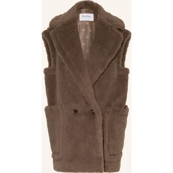 Dámská vesta Max Mara Dámská Vesta Z Umělé Kožešiny Bormida S Alpakou,...