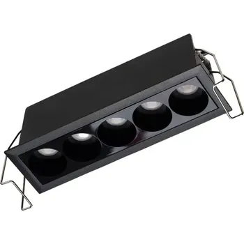 Minimalistické podhledové svítidlo do sádrokartonu Tetris 14 10W CCT černá