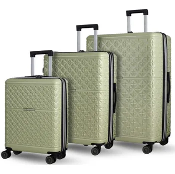 Sada cestovních kufrů ROCK Maya - zelená