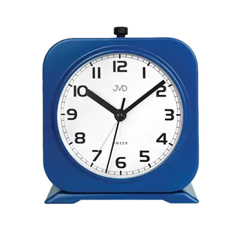 JVD Ručkový analogový netikající kovový budík JVD SRP2220.2 SKLAD