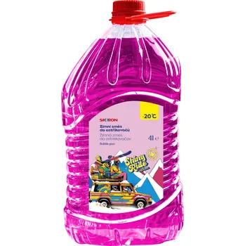 Směs do ostřikovače SHERON Shiny Ride Ostřikovač -20 °C Bubble gum rPET 4 lt