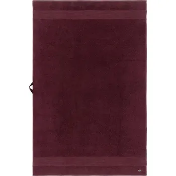 Ručník Středně velký bavlněný ručník Lacoste L LECROCO Bordeaux 100 x 150 cm 1059319 burgundské 93X