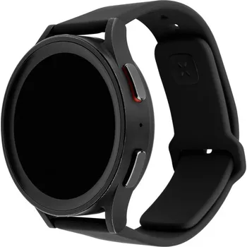 Řemínek na hodinky Set silikonových řemínků FIXED Silicone Sporty Strap s Quick Release 20mm pro smartwatch, černý