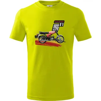 Simson S51 - v12 - Dětské tričko Basic - 146 cm/10 let