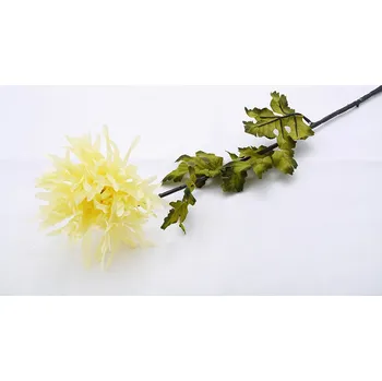 umělá květina HW LOGISTIC Umělé kvítí CHRYZANTÉMA 76 cm Smetanová