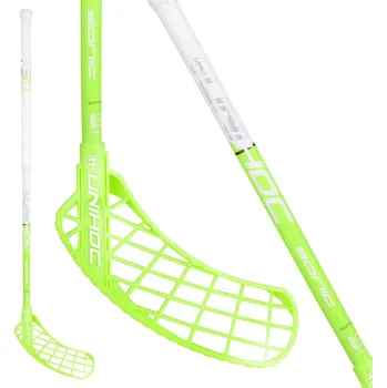 Florbalová hůl UNIHOC SONIC Curve 1.5° 35 white/green 92cm R - 92 (103) cm/Pravá ruka dole