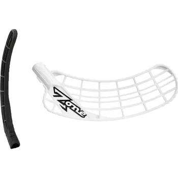 Florbal ZONE Zuper ASF medium PP White R - Pravá ruka dole/Bílá/středně tvrdá - Air Soft F. (PP)