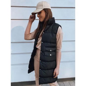 Dámská vesta Dámská prošívaná vesta WILLY černá Dstreet TY2391z Barva: Černá, Velikost: 40