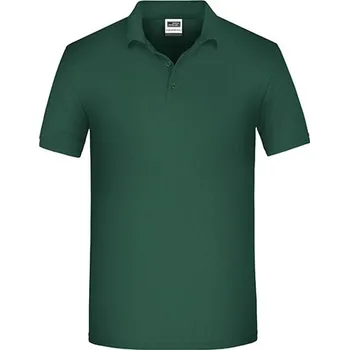 Pánská móda James&amp;Nicholson Pánská polokošile JN874 Dark Green XXL