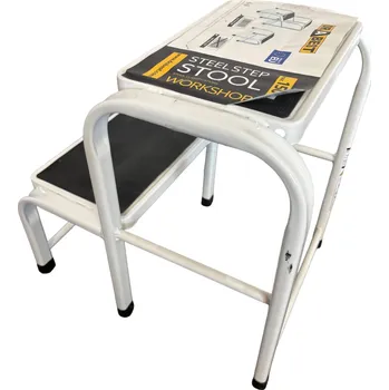 Žebřík Benco Stolička ocelová, 2 stupně 2.jakost