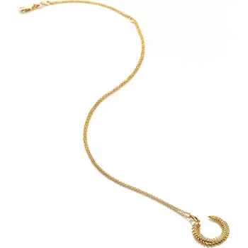 Náhrdelník Pozlacený stříbrný náhrdelník HD x Golden Edit Selene DP1091