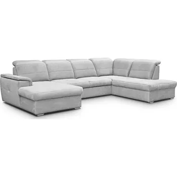 Sedací souprava BARCELONA do U světle šedá levá