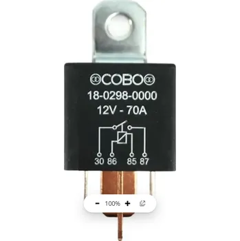 Příslušenství pro zahradní traktor Relé 12 V, 70 A