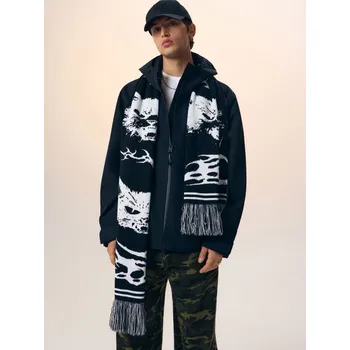 Šála Šála s třásněmi - ONE SIZE - House - černá - 353HR-99X